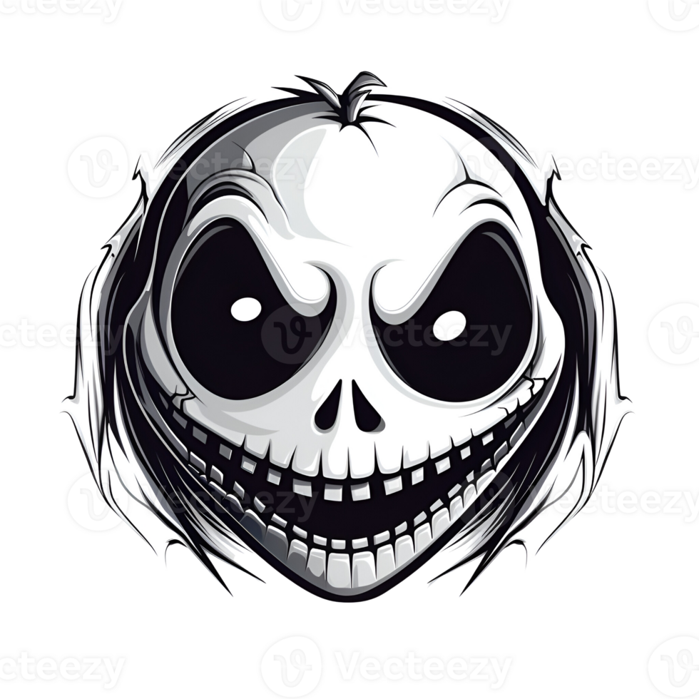Cartoon Style Halloween Characters No Background Applicable to any context Perfect for Print On Demand Merchandise AI Generative png