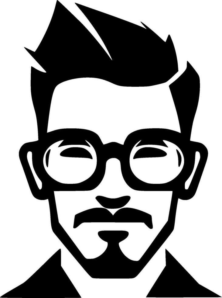 profesor - minimalista y plano logo - vector ilustración