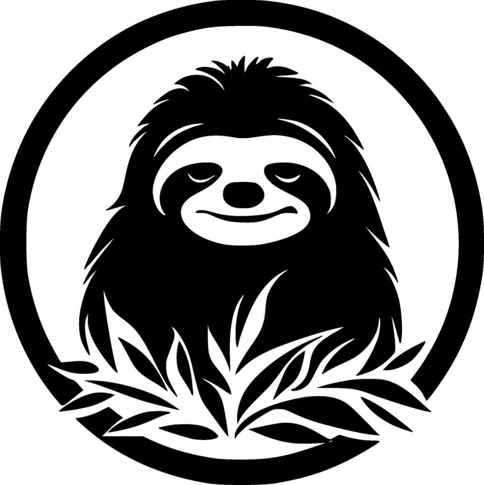 Sloth - High Quality Vector Logo - Vector illustration ideal for T-shirt graphic