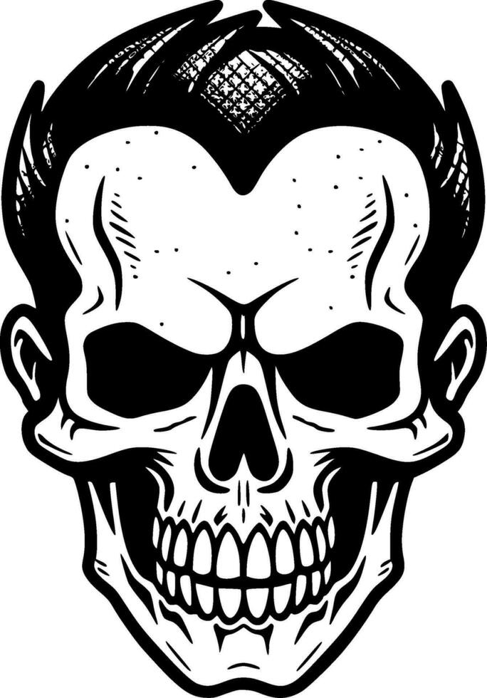 Skull - High Quality Vector Logo - Vector illustration ideal for T-shirt graphic