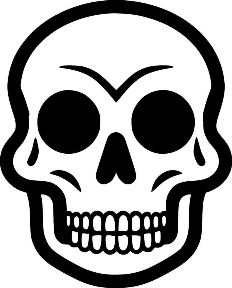 Skull - High Quality Vector Logo - Vector illustration ideal for T-shirt graphic