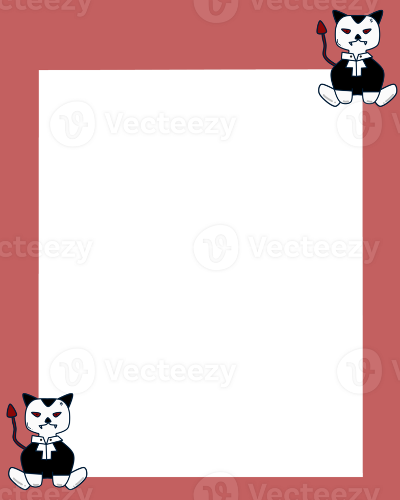 frame background with Halloween png