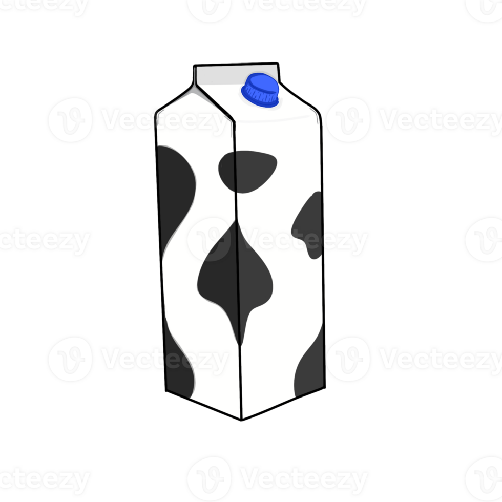 Box of milk png