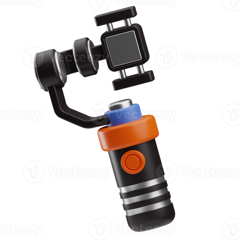 content creator Gimbals illustration 3d png