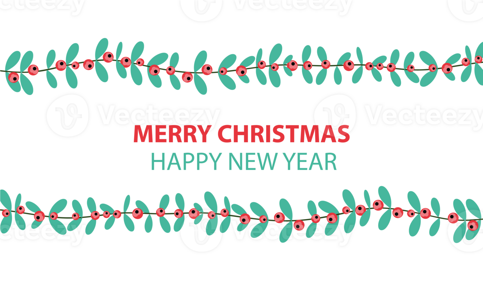Christmas leaf pattern wallpaper. free space for text. copy space. png