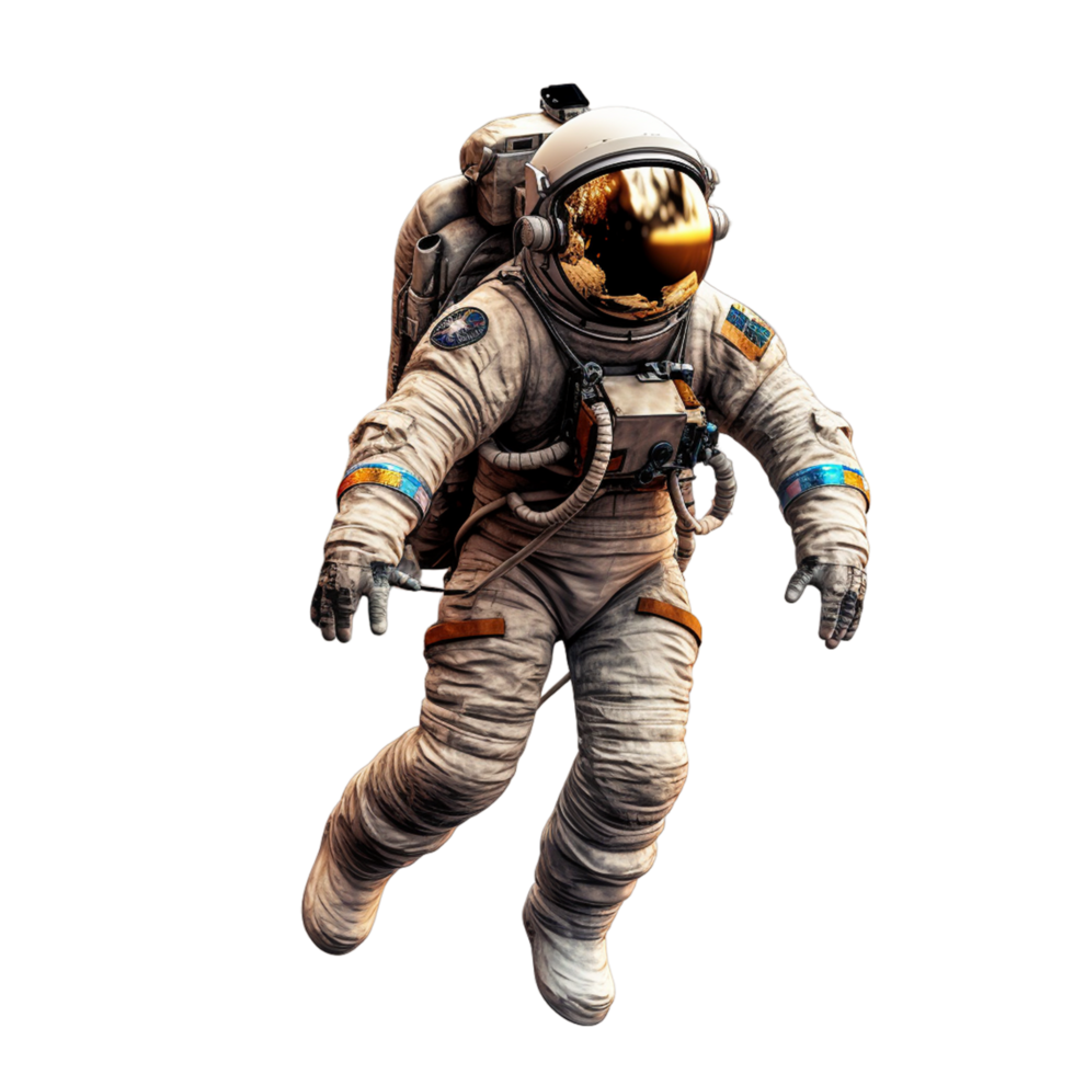 Space exploration concept. Astronaut in suit ai generative png