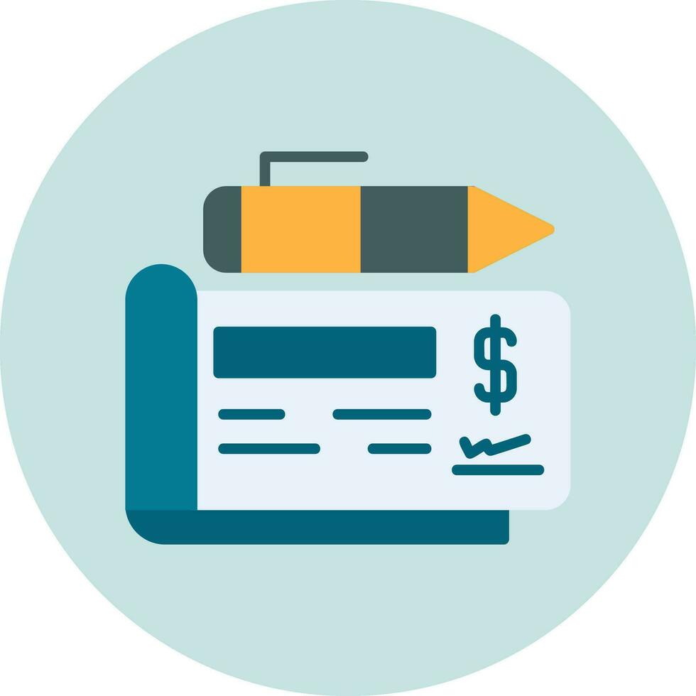 Checkbook Vector Icon