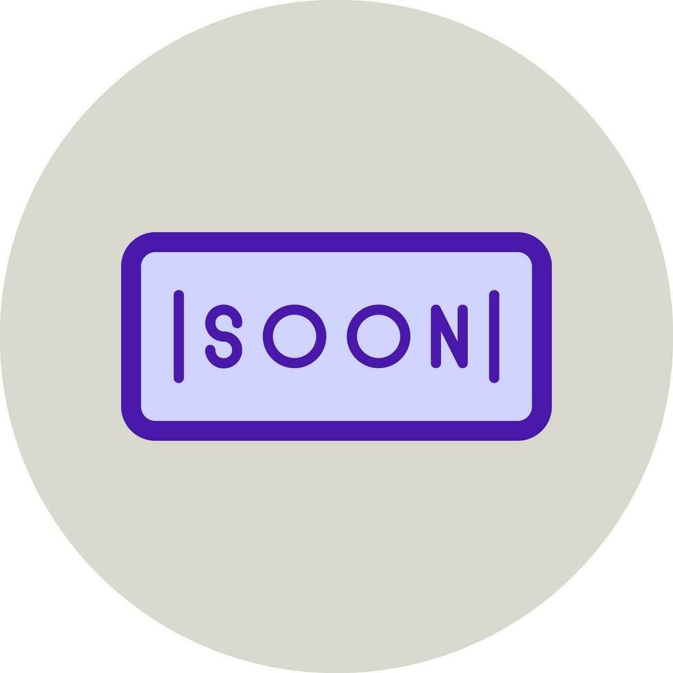 Soon Vector Icon