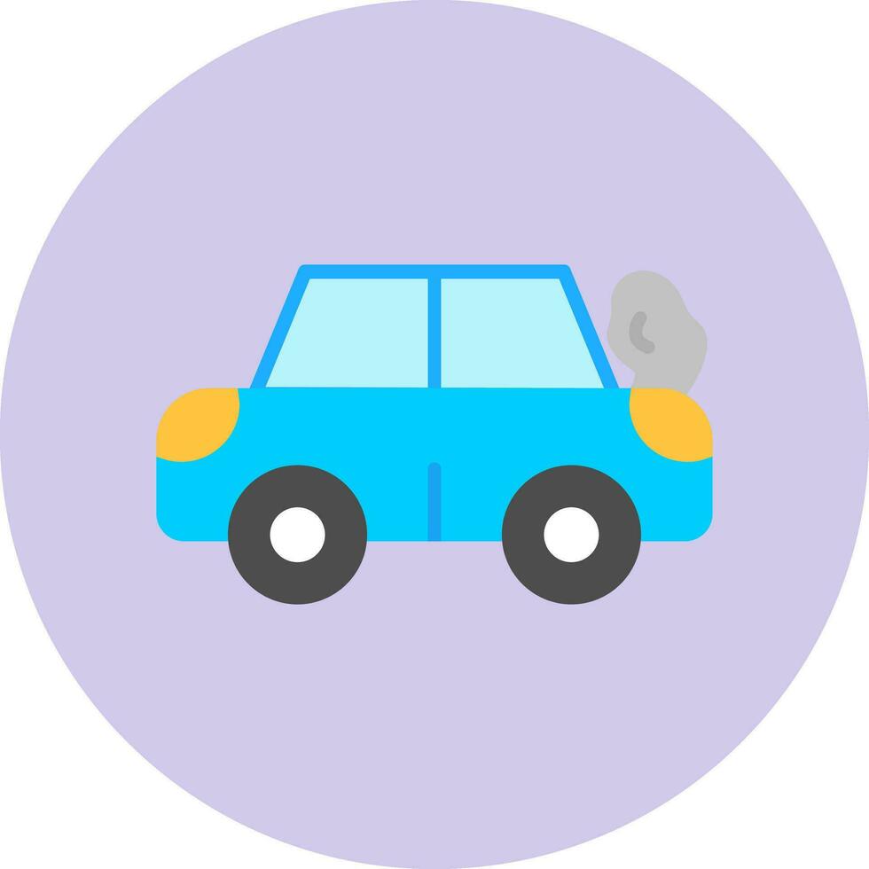 Broken Car Vector Icon