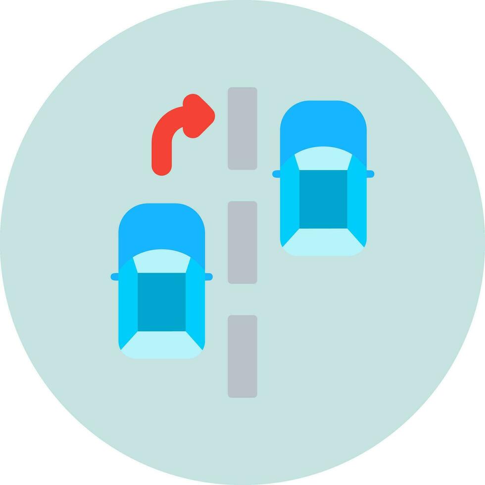 Overtake Vector Icon