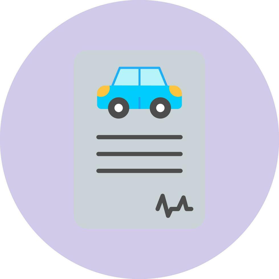 Driving License Vector Icon