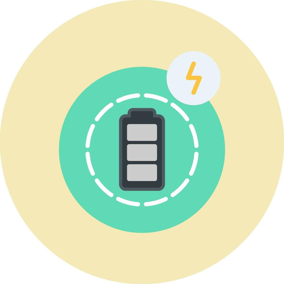 Wireless Charging Vector Icon