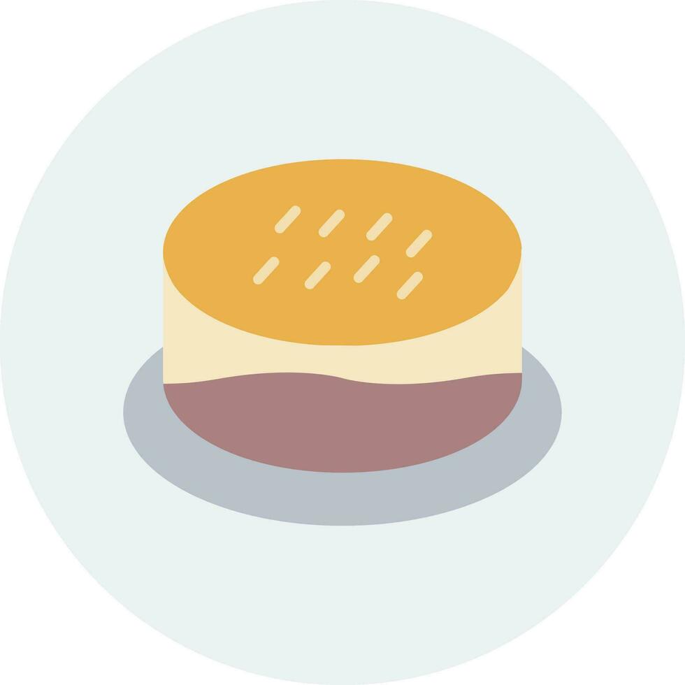 Cheesecake Vector Icon