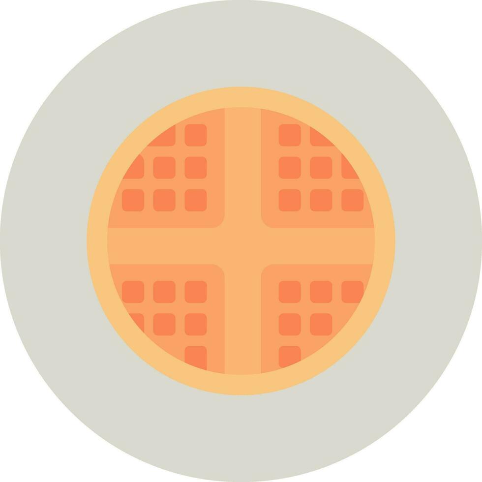 Waffle Vector Icon