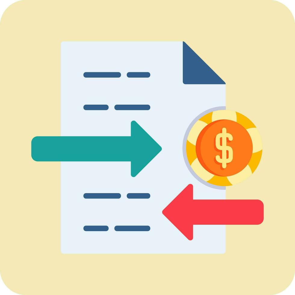 Transaction History Vector Icon