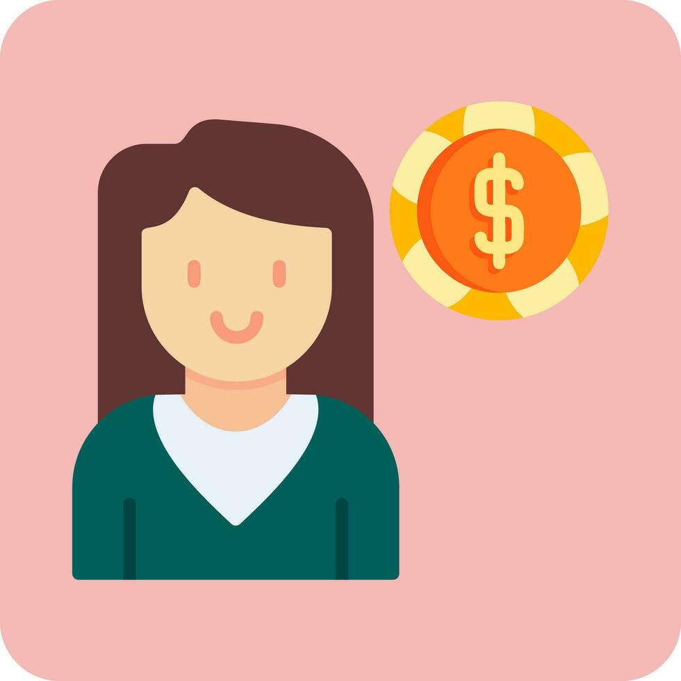 Financial Advisor Vector Icon