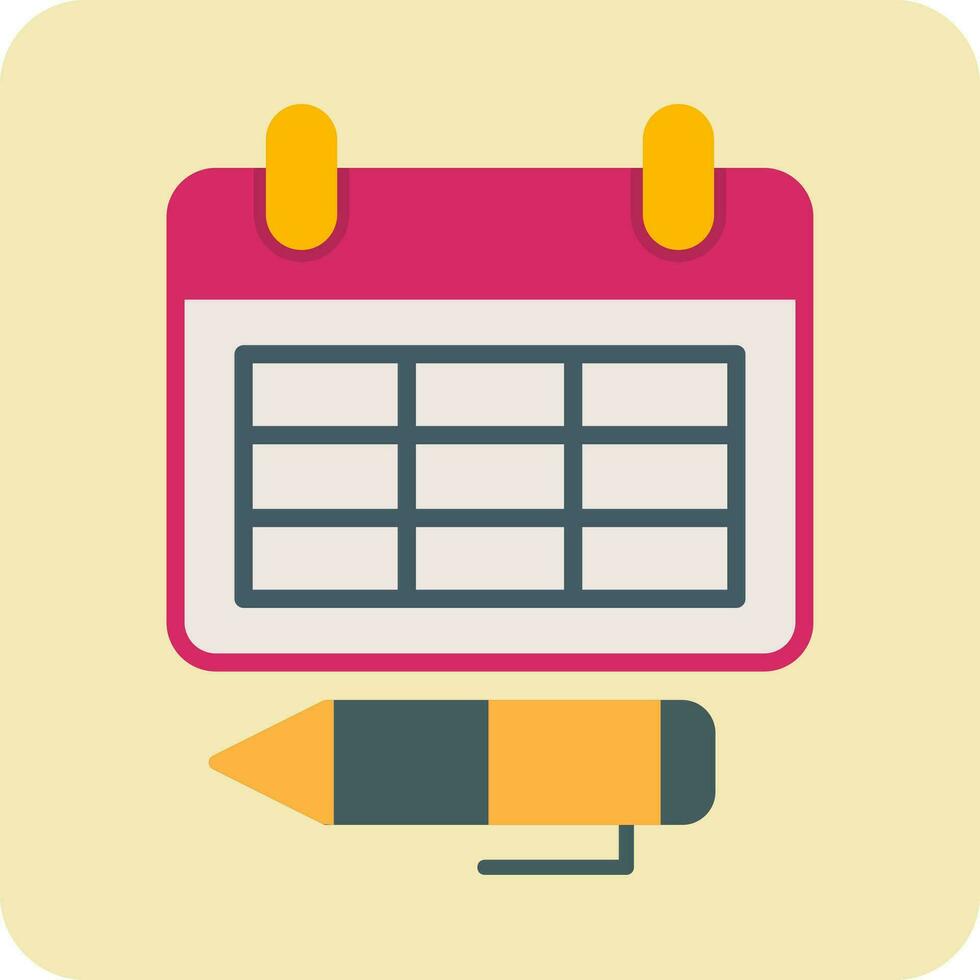 Schedule Vector Icon