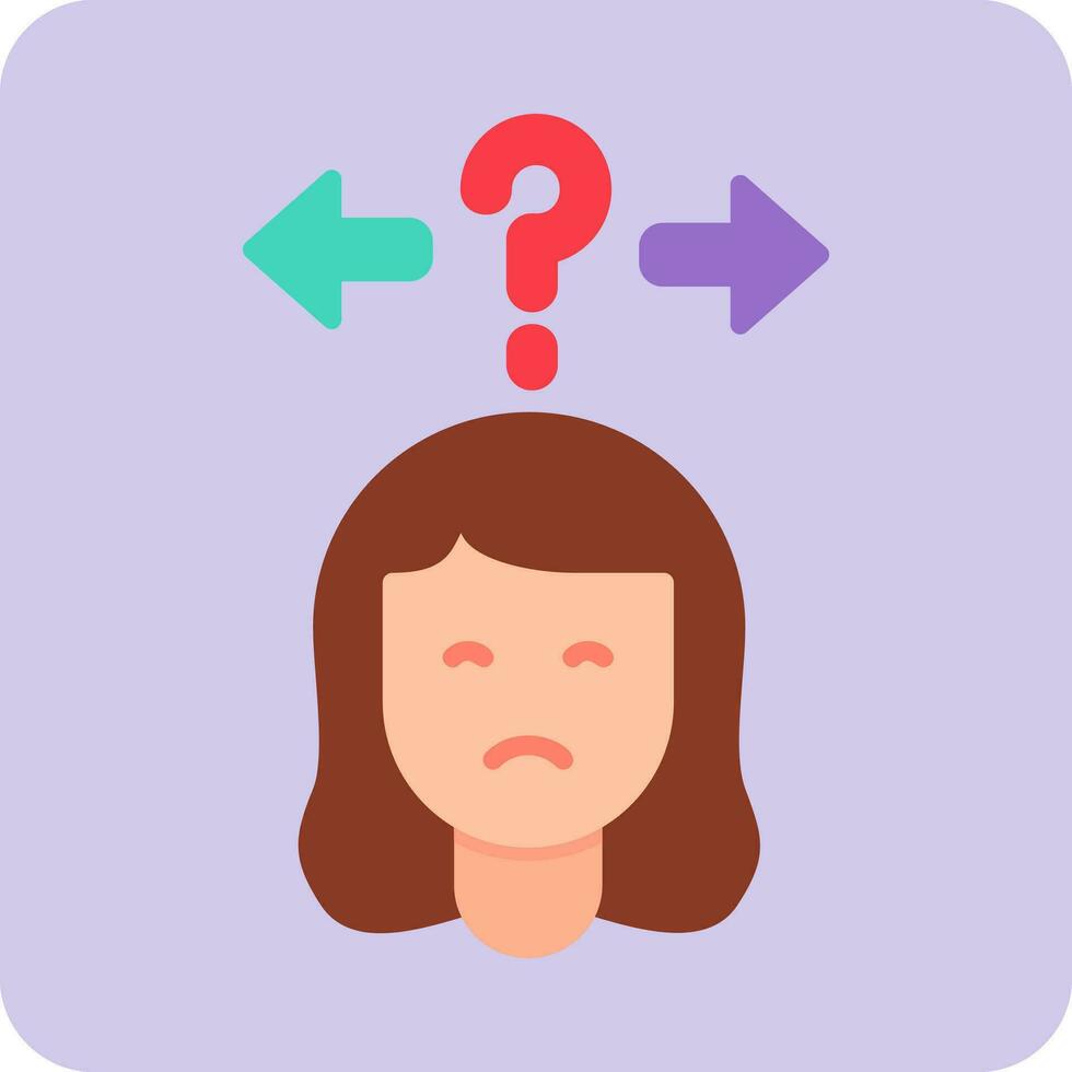 Uncertainty Vector Icon