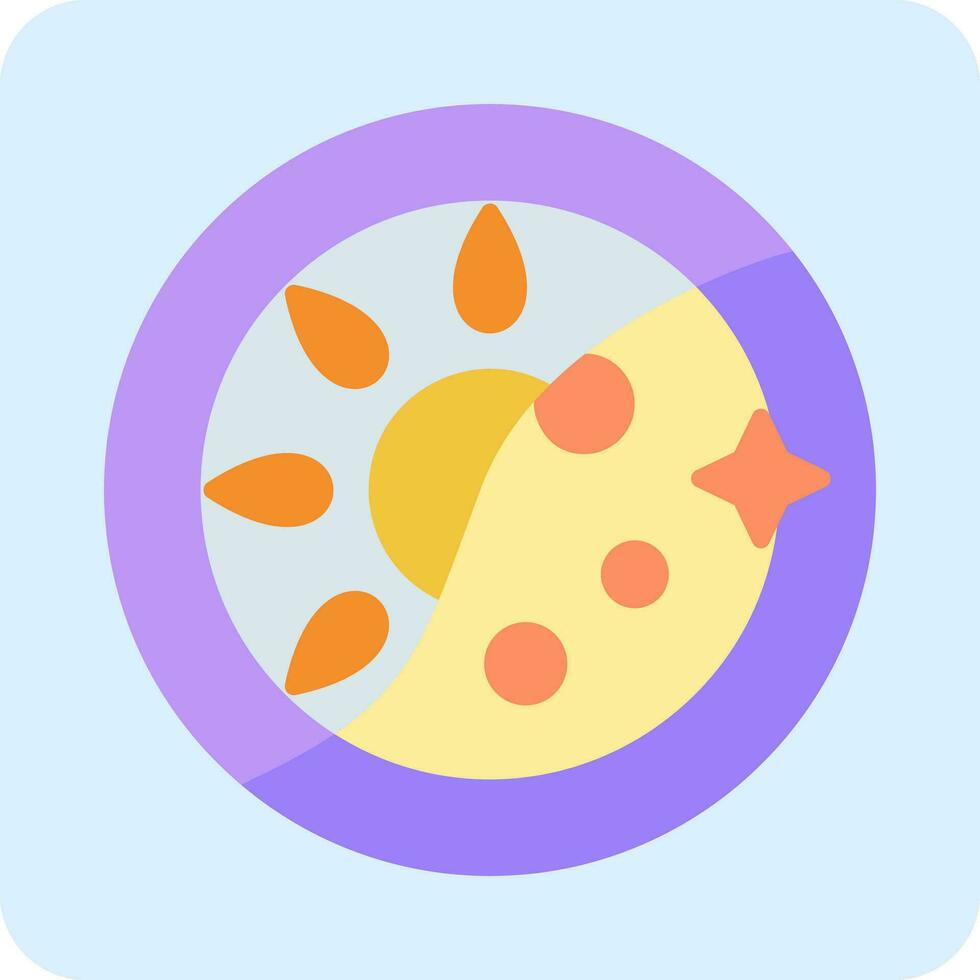 Day And Night Vector Icon