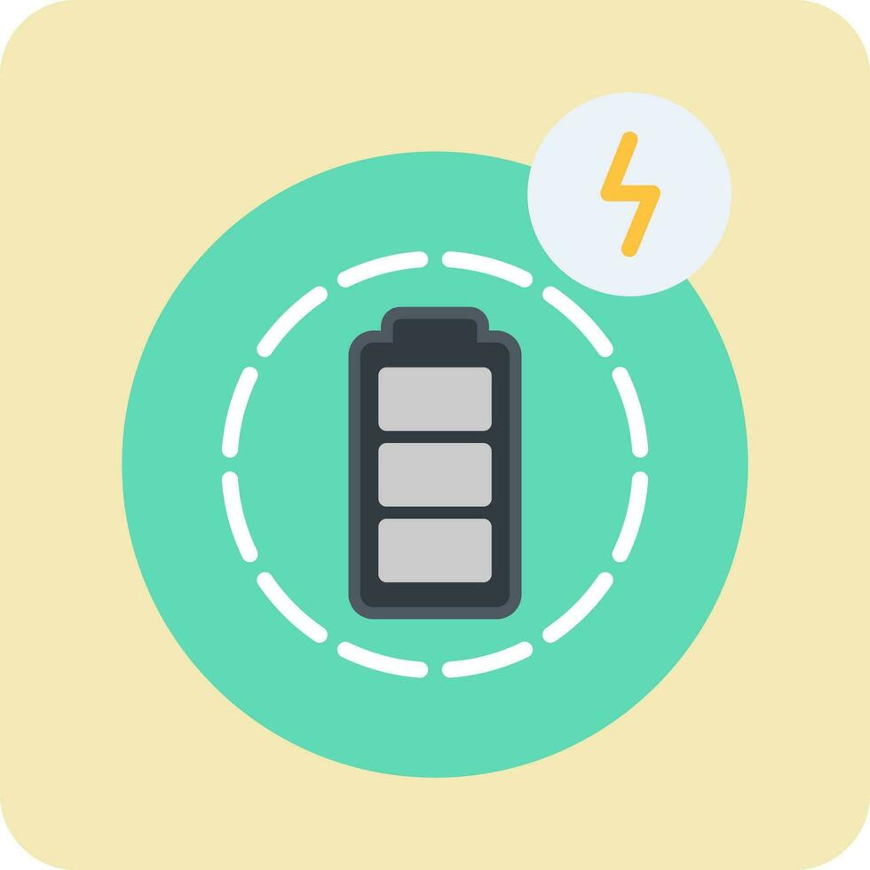 Wireless Charging Vector Icon