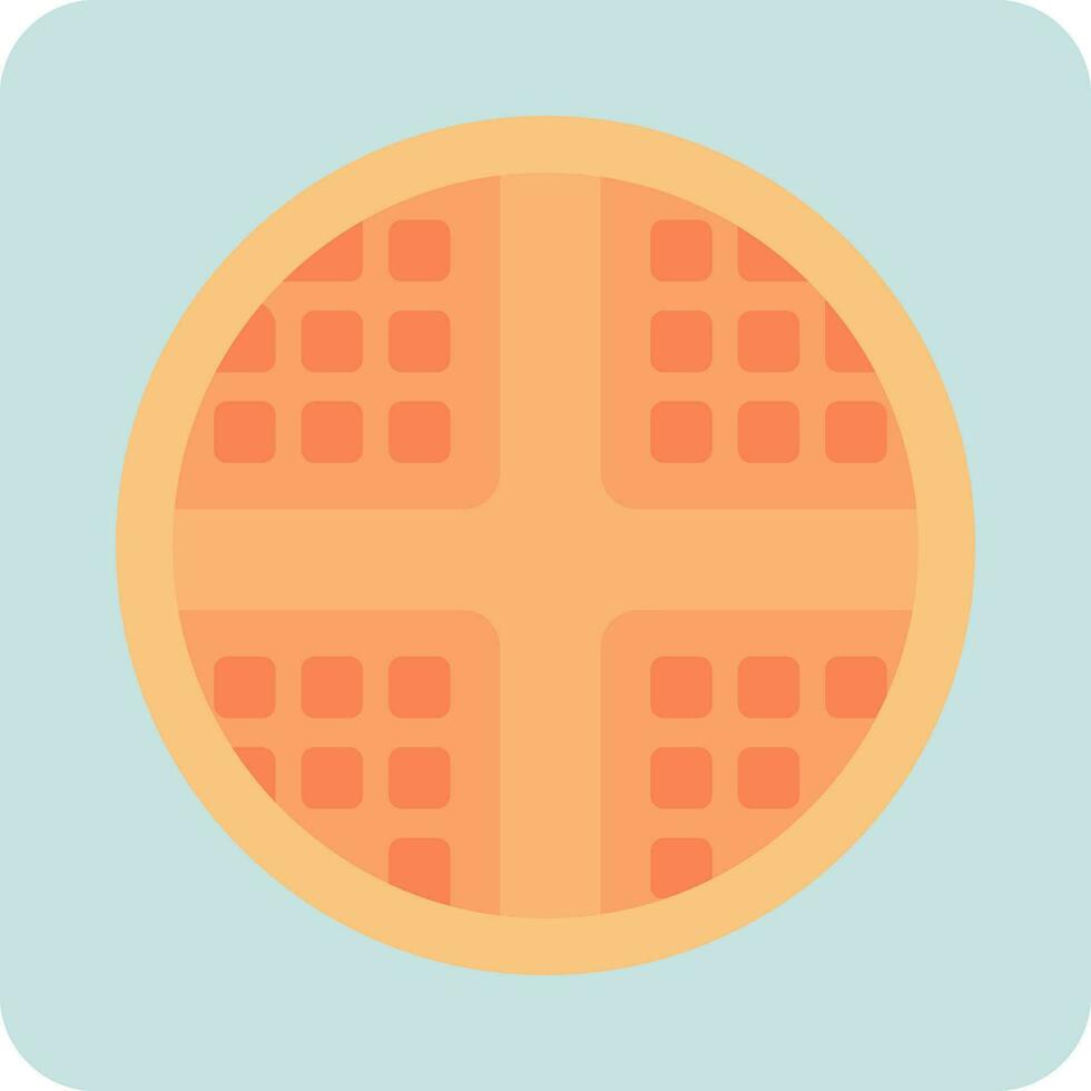 Waffle Vector Icon