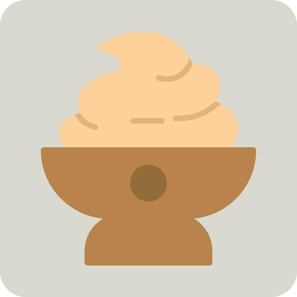 Cream Vector Icon