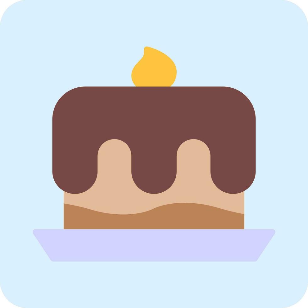 icono de vector de pastel de cumpleaños