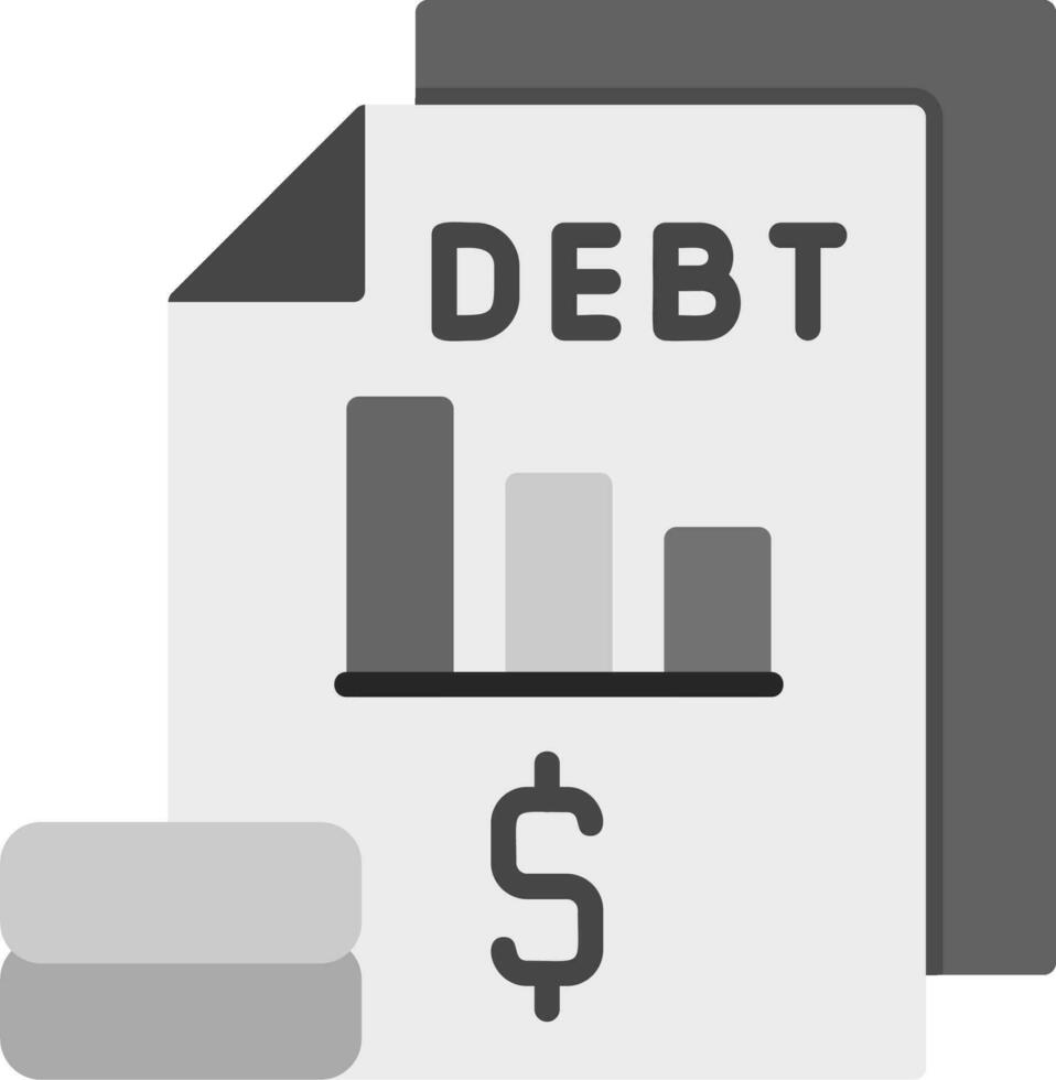 Debt Vector Icon