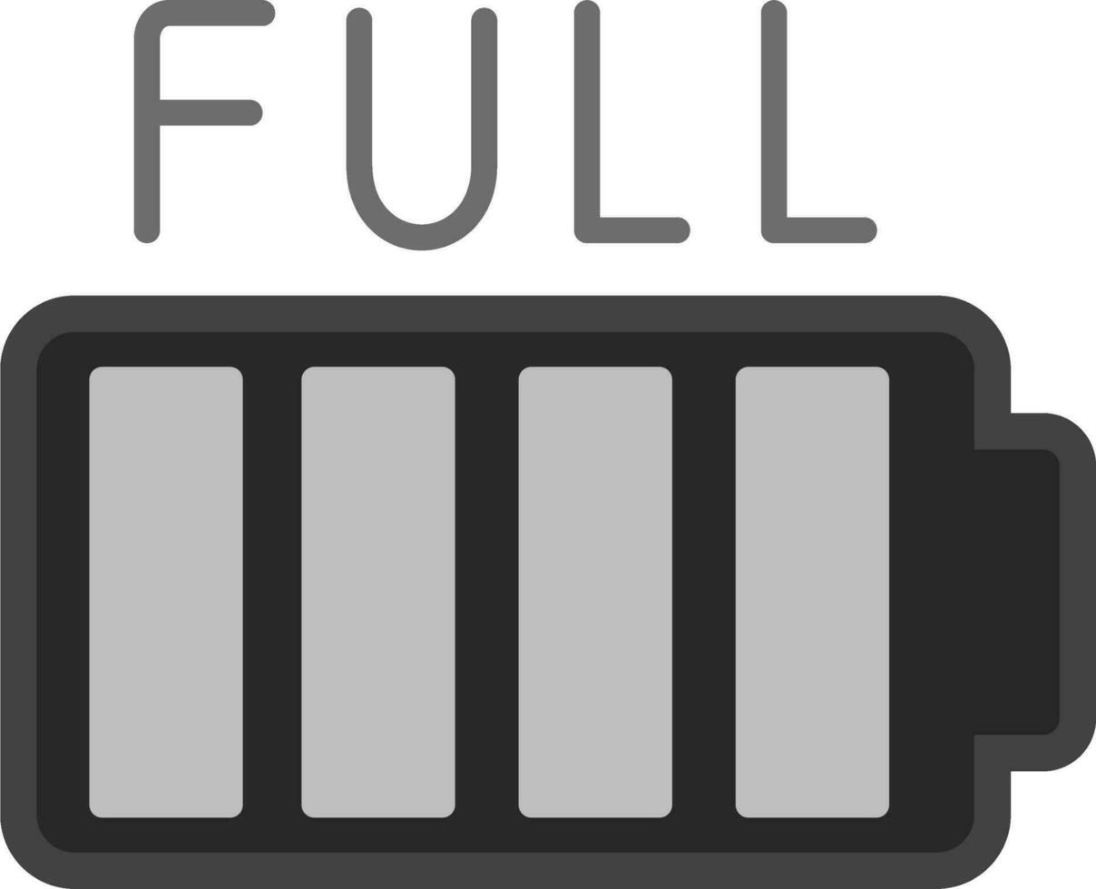 Full Battery Vector Icon