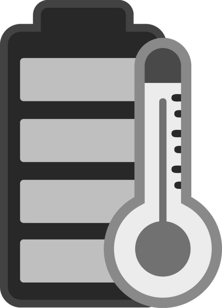 Battery Temperature Vector Icon