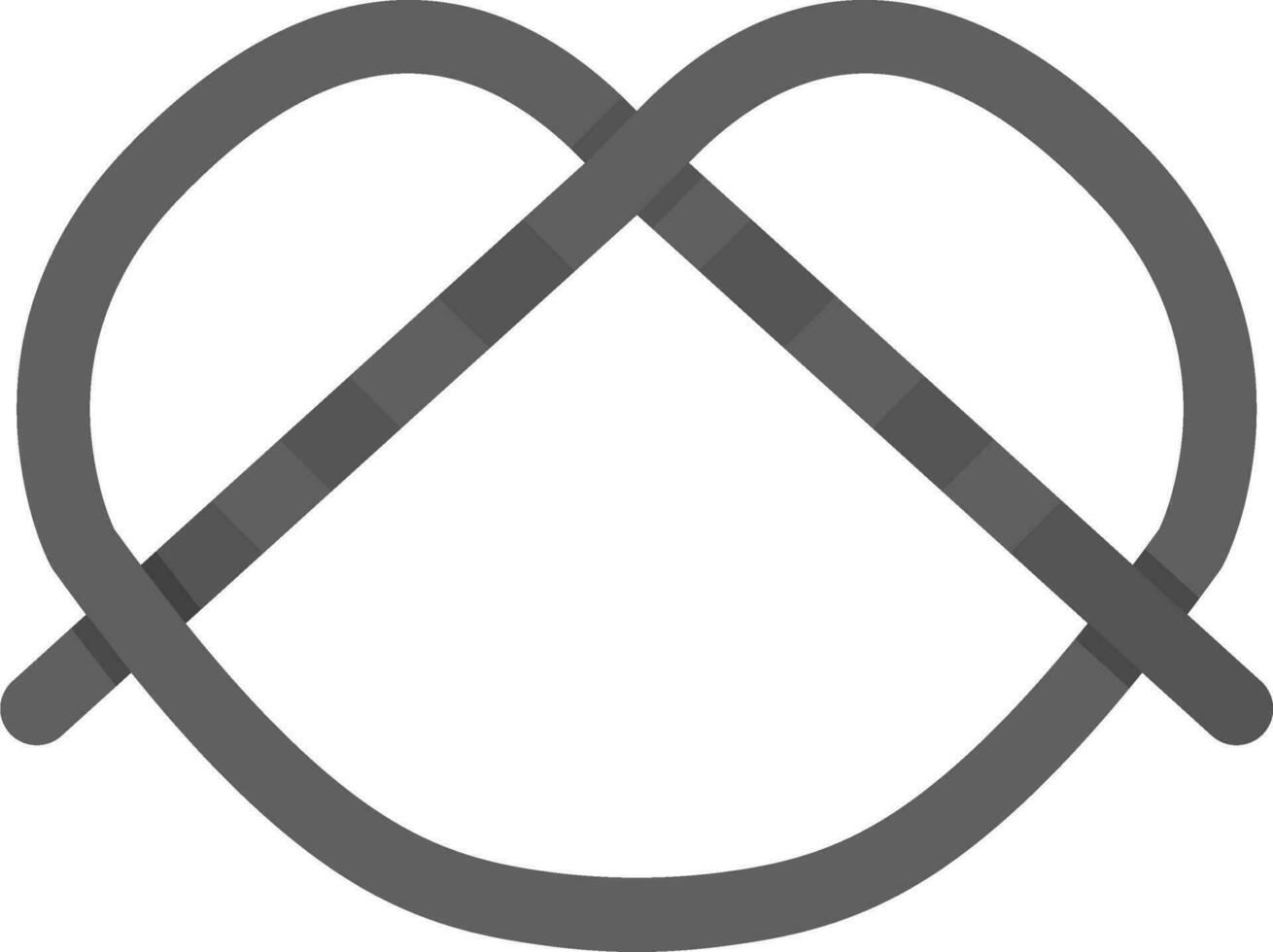 icono de vector de pretzel