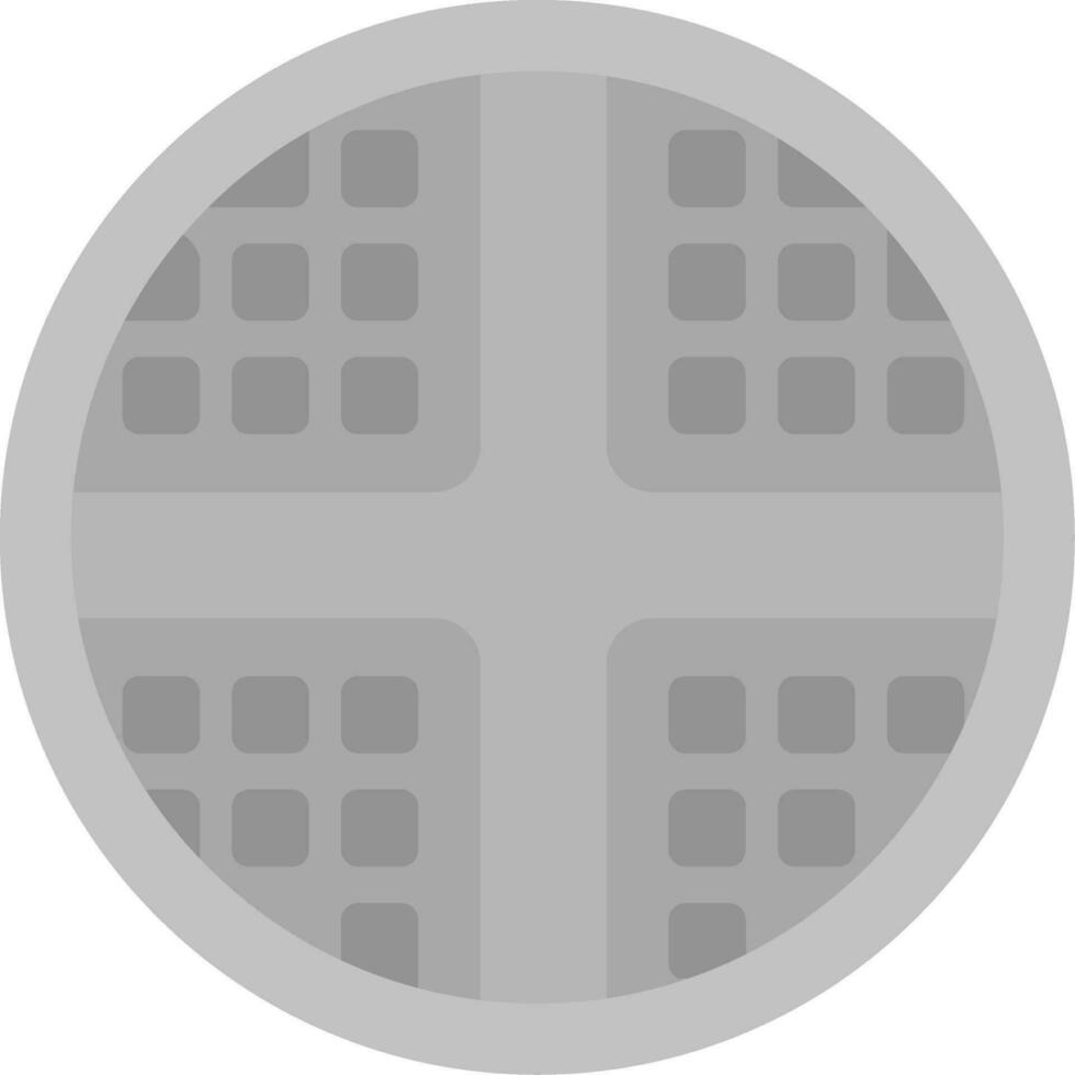 Waffle Vector Icon