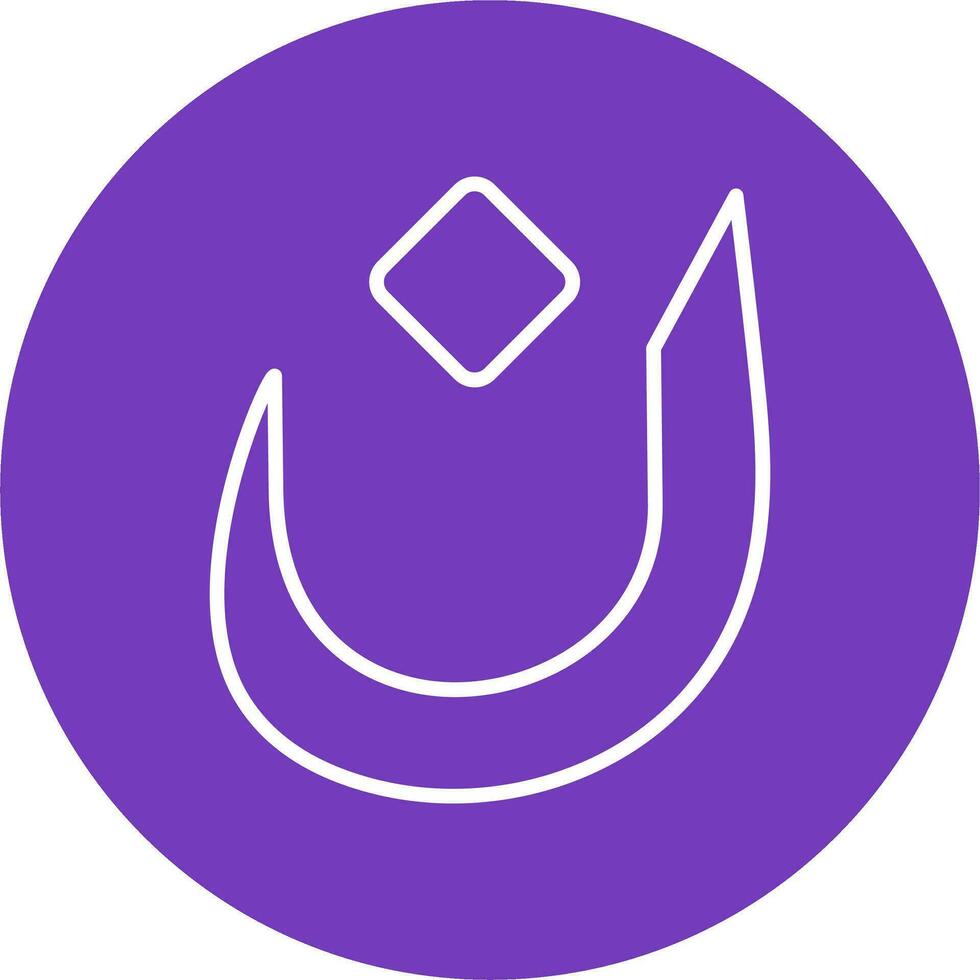 Arabic Language Vector Icon