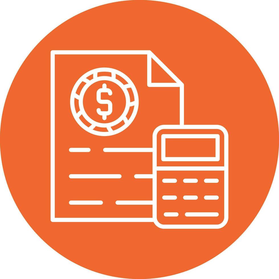 icono de vector de contabilidad