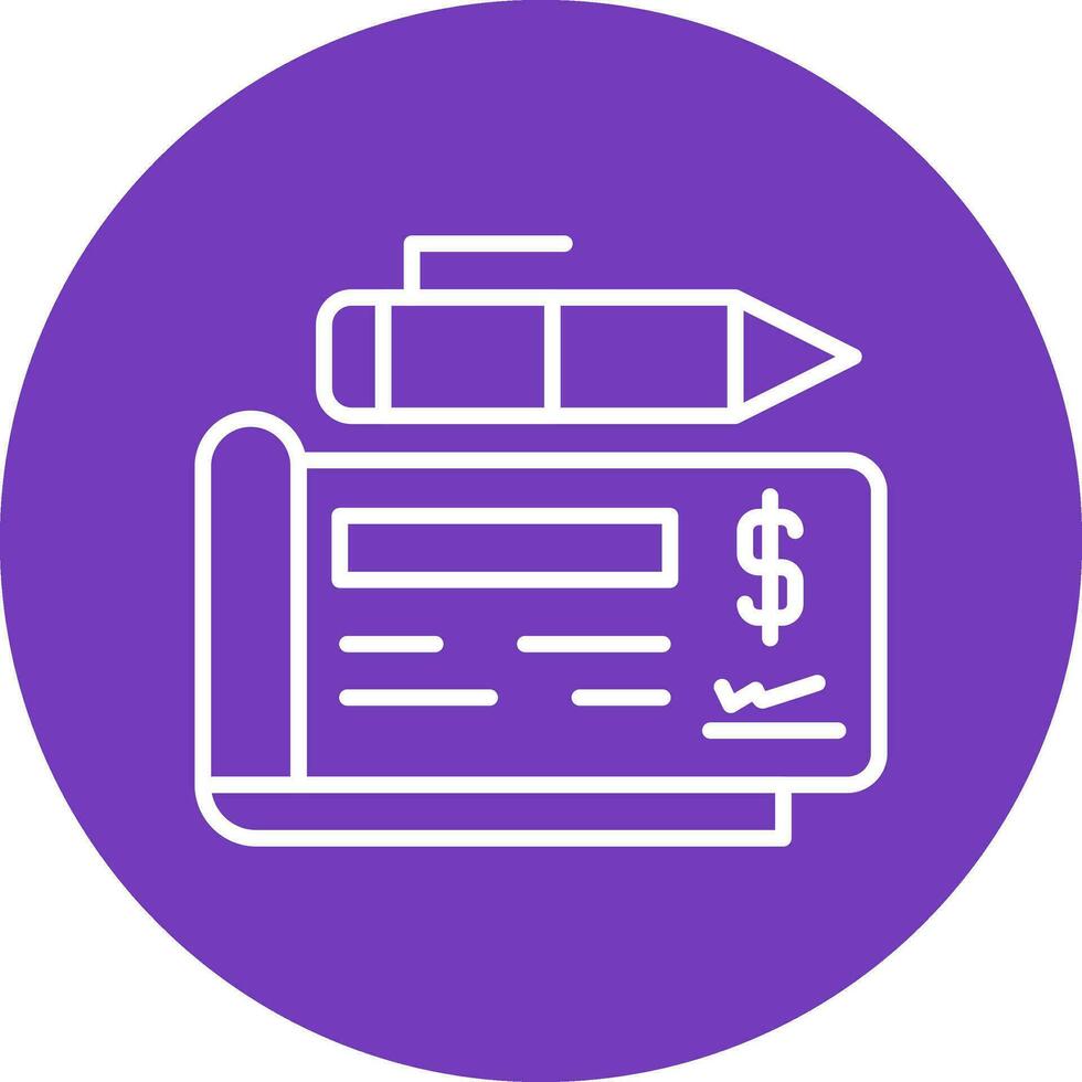 Checkbook Vector Icon