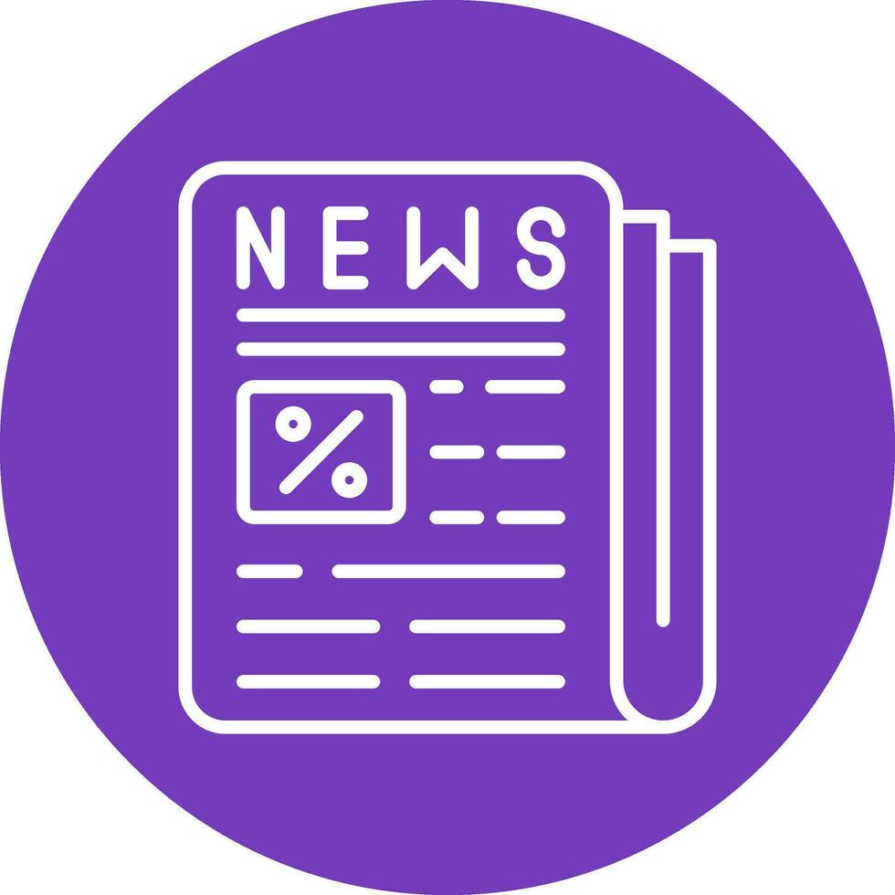 Newspaper Vector Icon