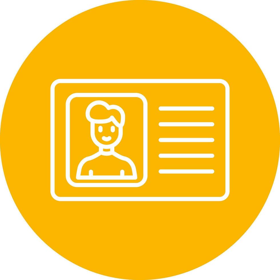 Driving License Vector Icon