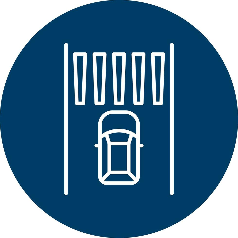 Zebra Crossing Vector Icon