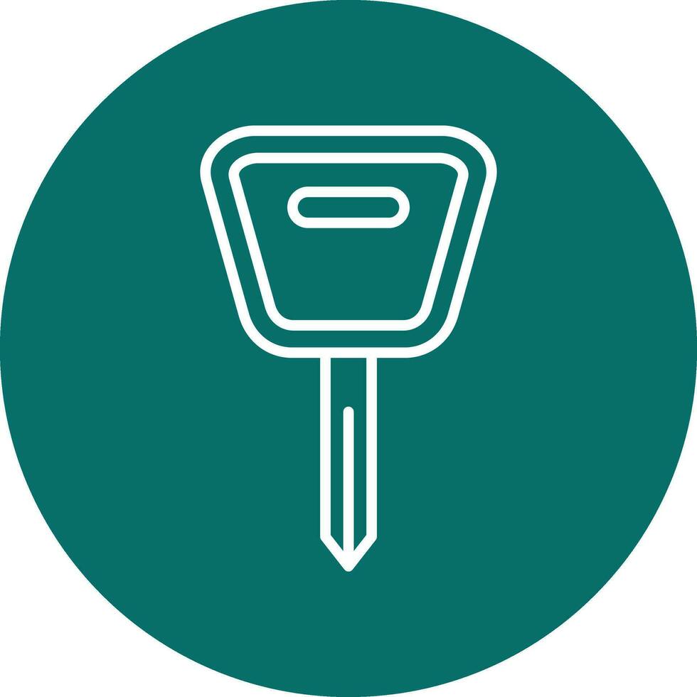 Car Key Vector Icon