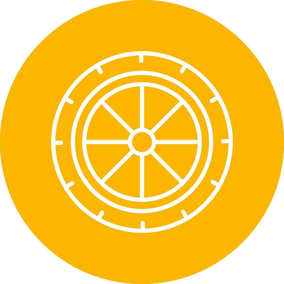 Wheel Vector Icon
