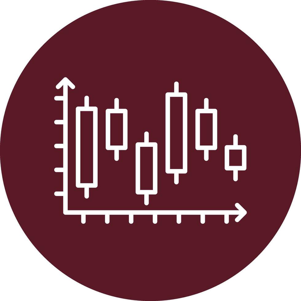 Japanese Candlestick Vector Icon