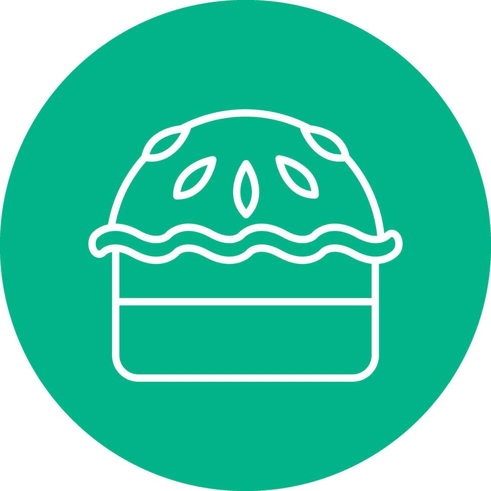 Pie Vector Icon