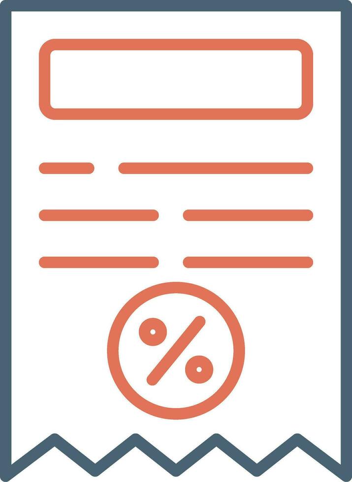 Bill Vector Icon