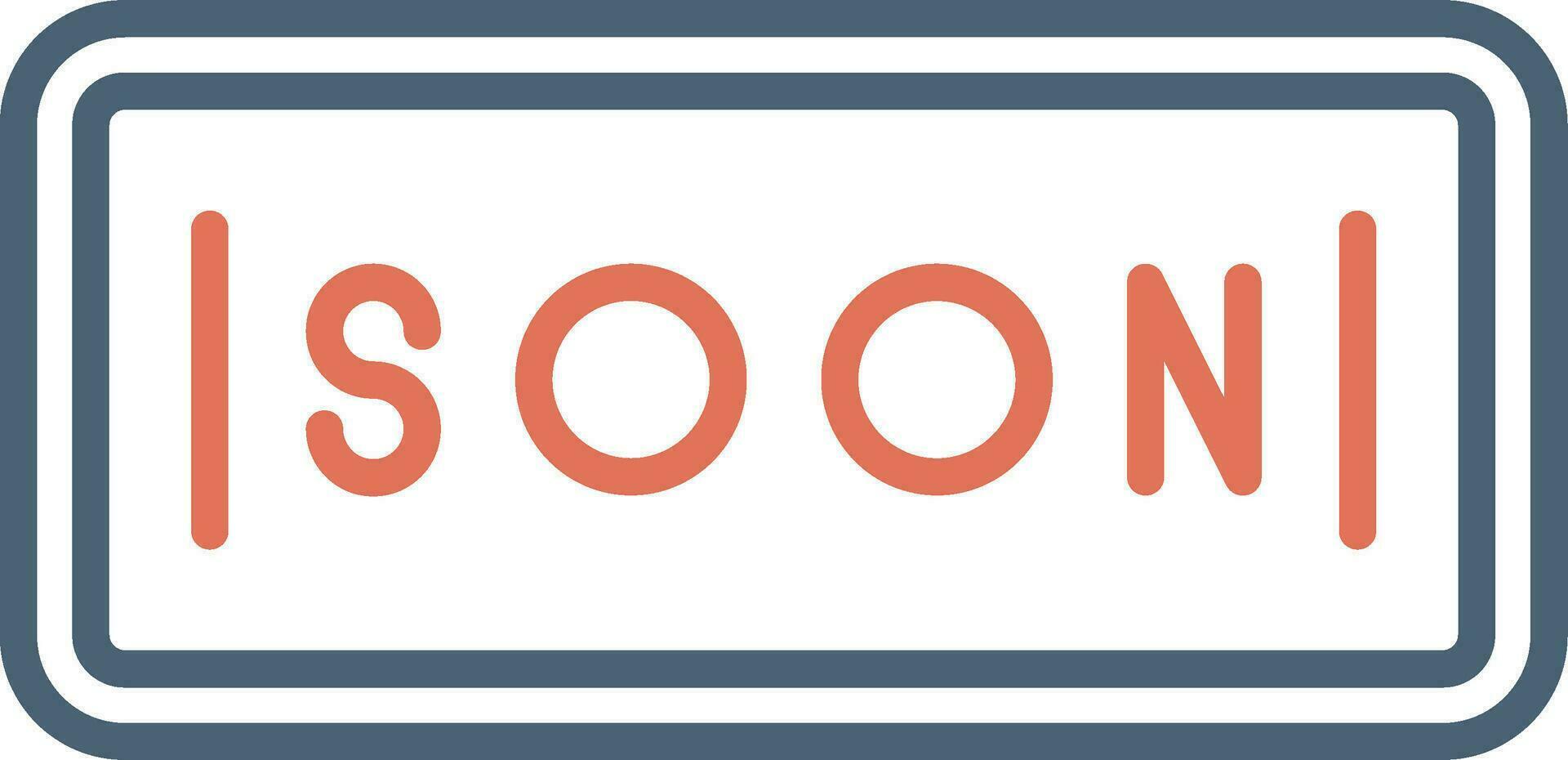 Soon Vector Icon