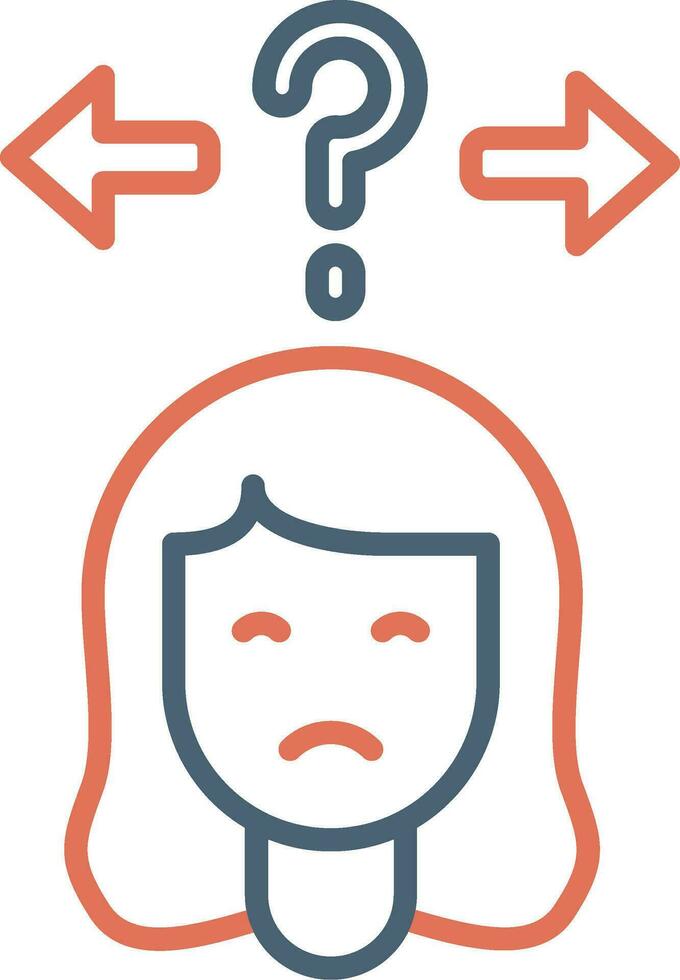 Uncertainty Vector Icon