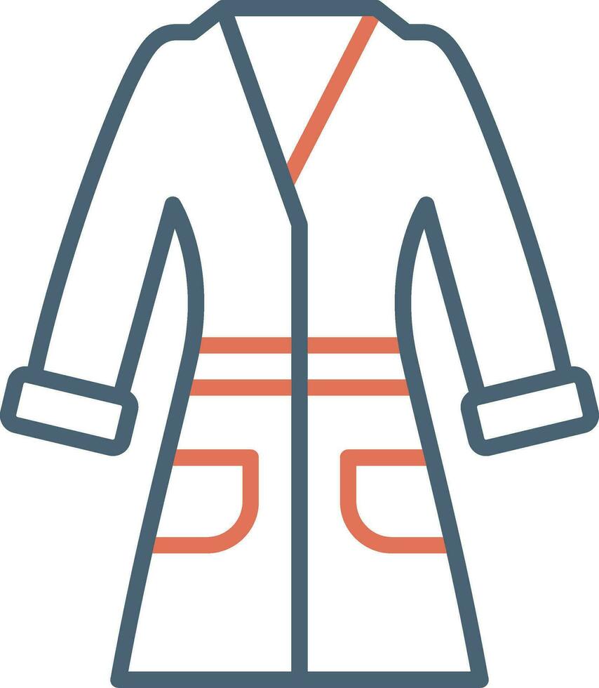 Bathrobe Vector Icon