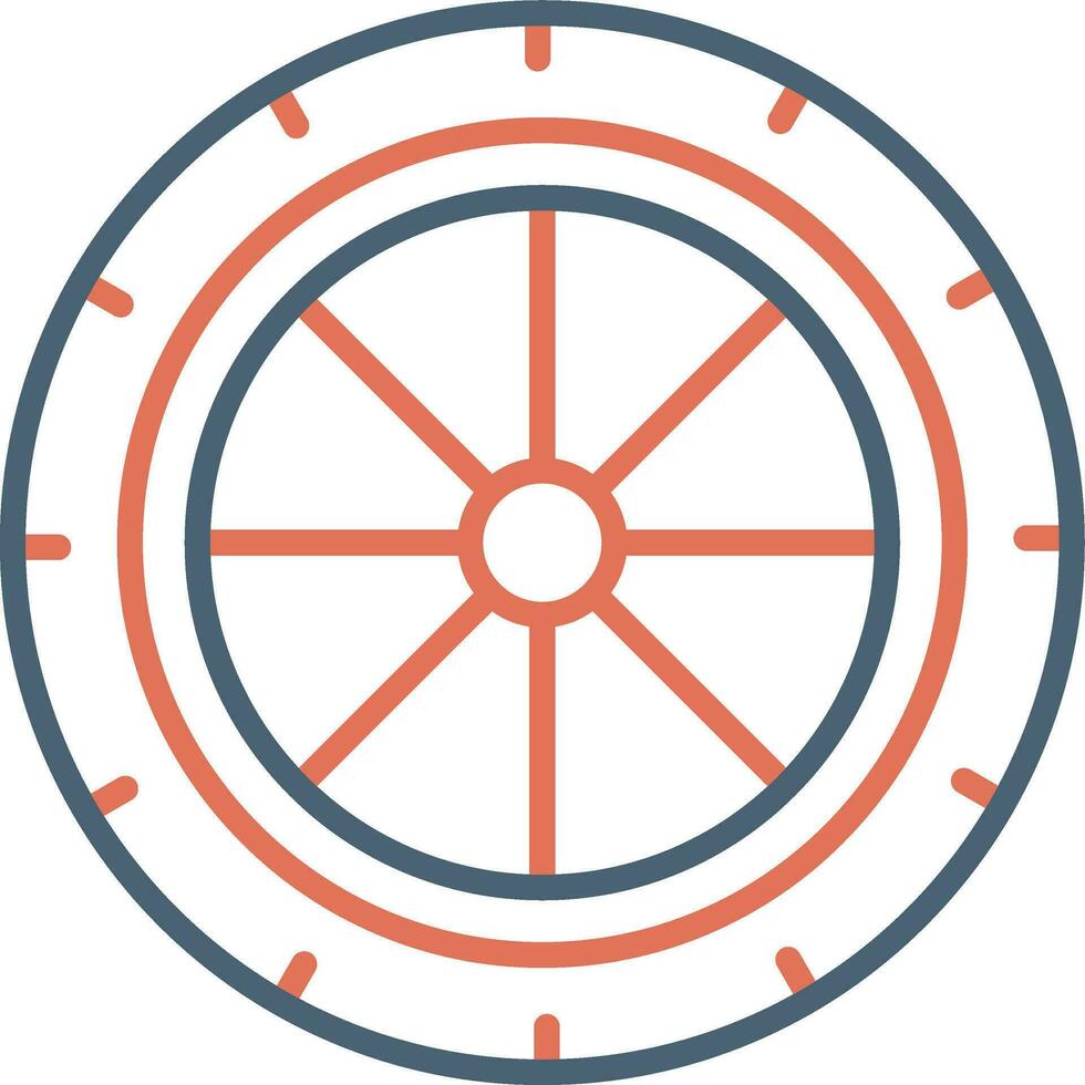Wheel Vector Icon