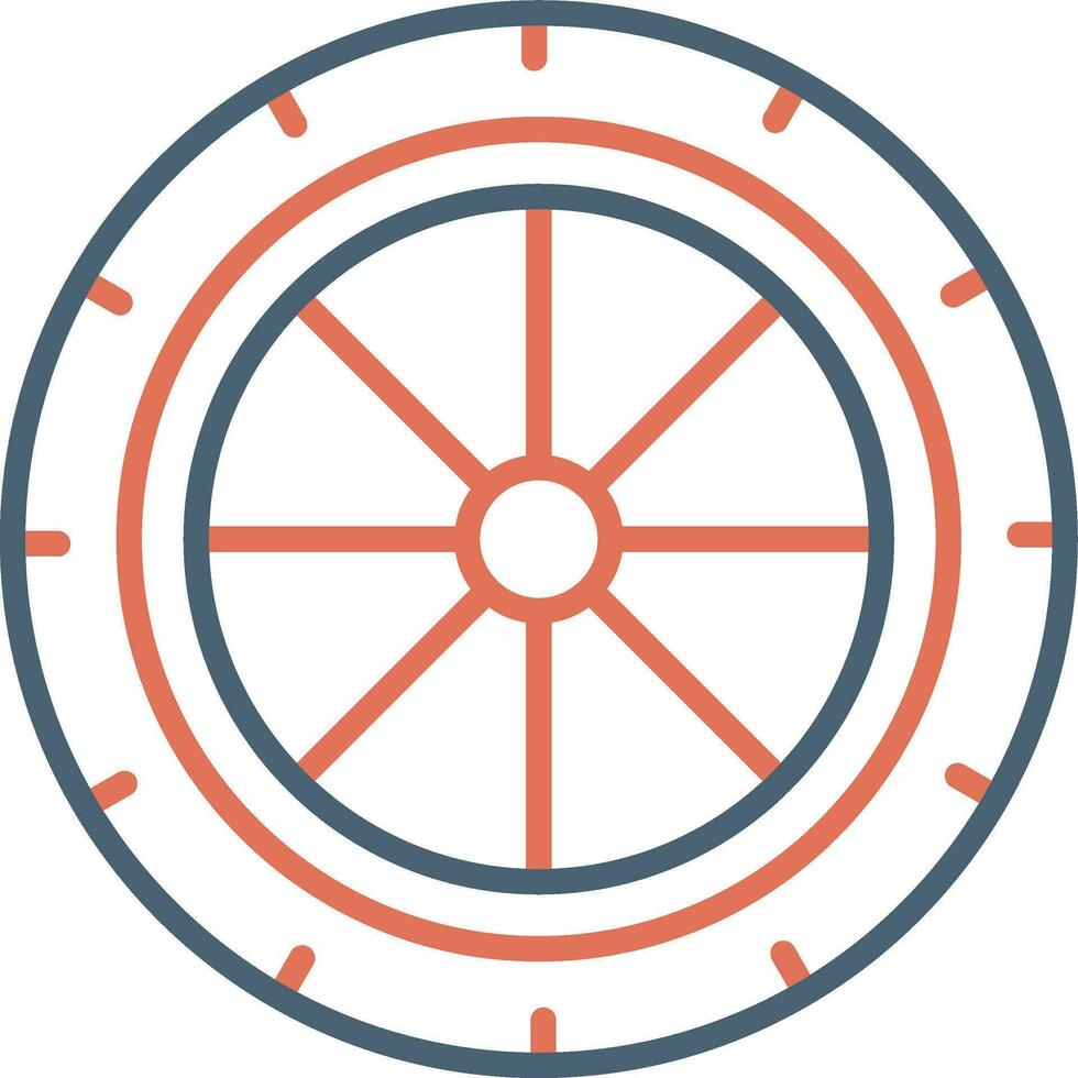 Wheel Vector Icon