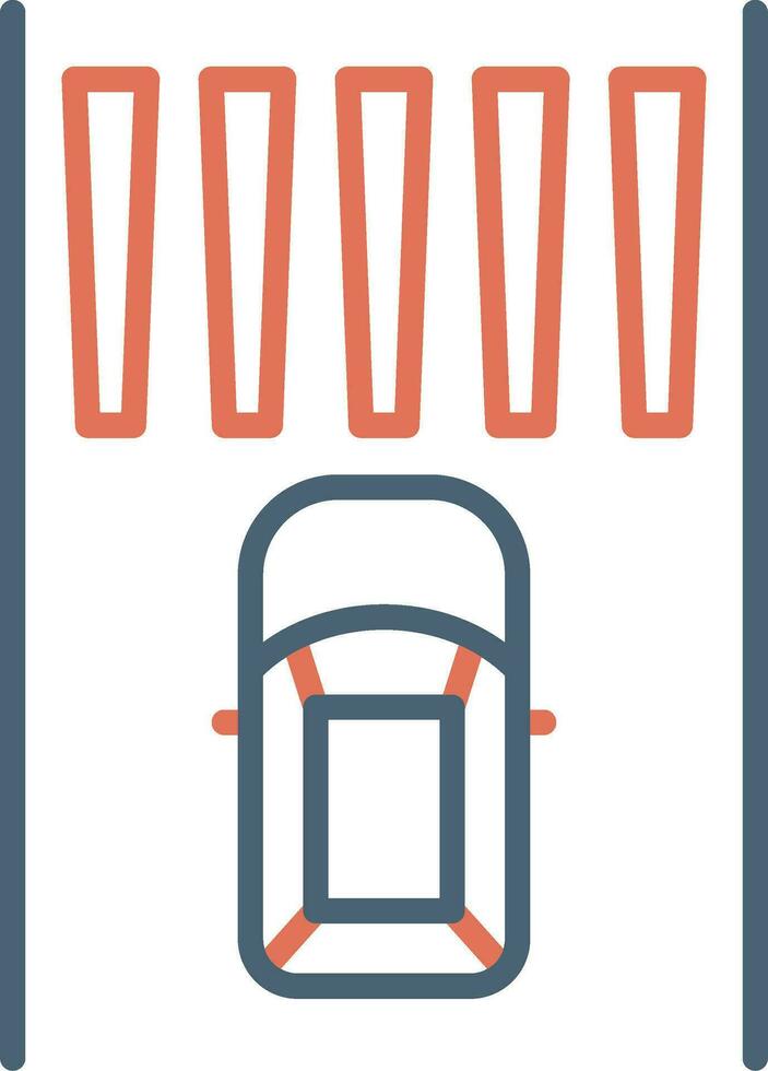 Zebra Crossing Vector Icon