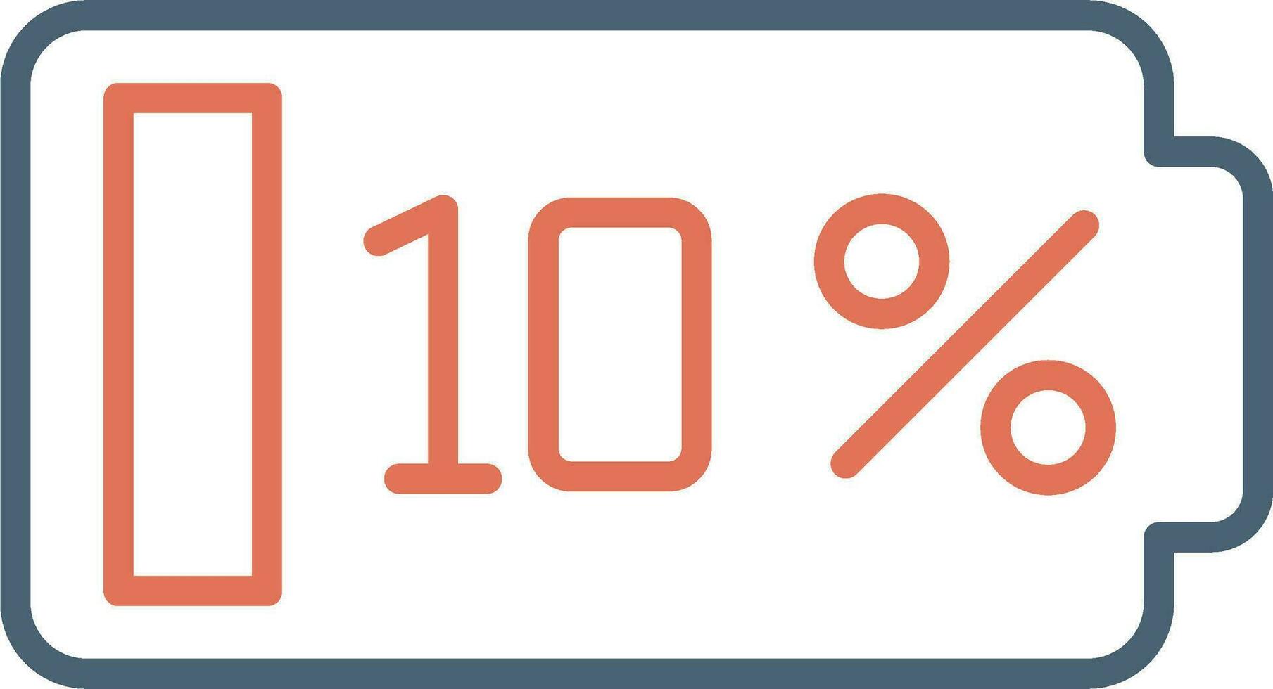 10 Percent Vector Icon
